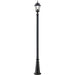 Wakefield Black Outdoor Post Mounted Fixture | theLightShop
