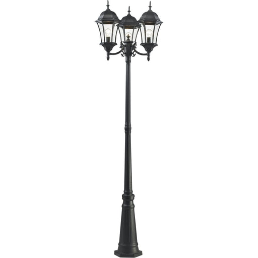 Wakefield Black Outdoor Post Mounted Fixture | theLightShop