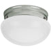 Webster Brushed Nickel Flush Mount - Flushmounts