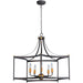 Wellington Oil Rubbed Bronze / Antique Brass Multi-Light Pendant - Pendants