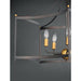 Wellington Oil Rubbed Bronze / Antique Brass Multi-Light Pendant - Pendants