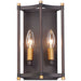 Wellington Oil Rubbed Bronze / Antique Brass Wall Sconce - Wall Sconce