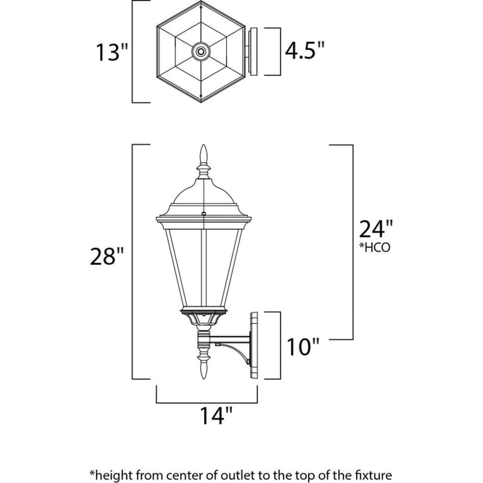 Westlake Black Outdoor Wall Mount - Outdoor Wall Mount