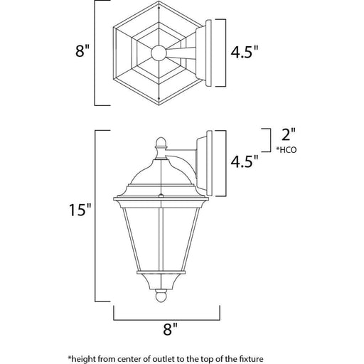 Westlake Black Outdoor Wall Mount - Outdoor Wall Mount