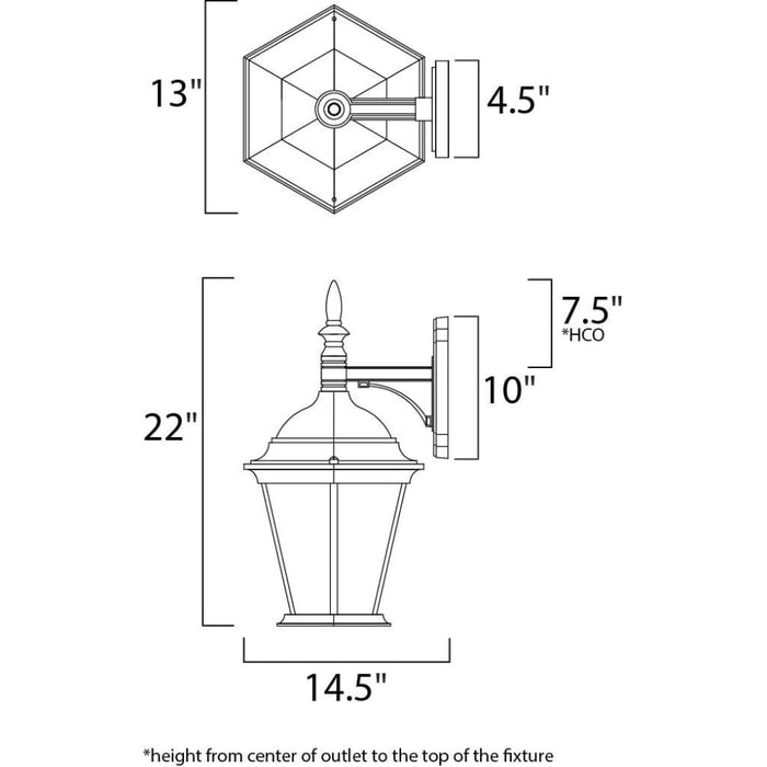 Westlake Black Outdoor Wall Mount - Outdoor Wall Mount