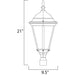 Westlake White Outdoor Pole/Post Mount - Outdoor Pole/Post Mount