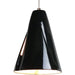 Whirl Black Gloss Halogen Mini Pendant - Mini-Pendants