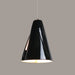 Whirl Black Gloss Halogen Mini Pendant - Mini-Pendants