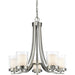 Willow Brushed Nickel Chandelier | theLightShop