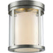 Willow Brushed Nickel Flushmount | theLightShop