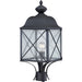 Wingate Textured Black Outdoor Post Light - Outdoor Post Light