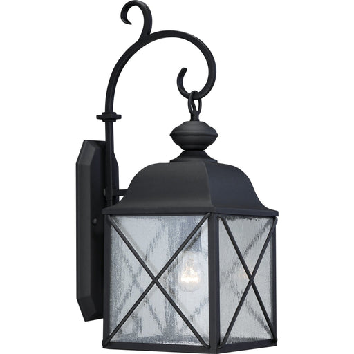 Wingate Textured Black Outdoor Wall Lantern - Outdoor Wall Lantern