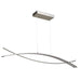 Wishbone Brushed Nickel 1 Light LED Pendant - Pendants