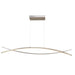 Wishbone Brushed Nickel 1 Light LED Pendant - Pendants