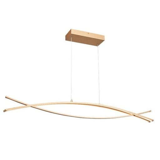 Wishbone Soft Gold 4 Light LED Pendant - Pendants
