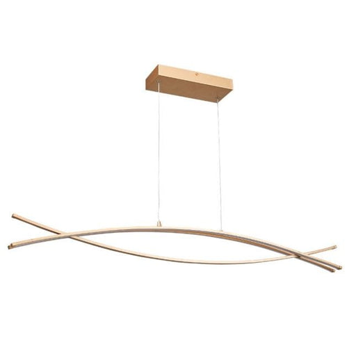 Wishbone Soft Gold 4 Light LED Pendant - Pendants