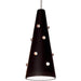 Wizard Matte Black Halogen Mini Pendant - Mini-Pendants