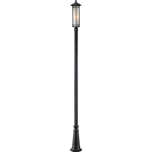 Woodland Black Outdoor Post Mounted Fixture - Outdoor Post Mounted Fixture