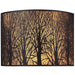 Woodland Sunrise Aged Bronze Wall Sconce - Wall Sconce