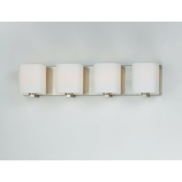 Wrap Satin Nickel Bath Vanity - Bath Vanity