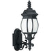Wynfield Black LED Outdoor Wall Lantern - Outdoor Wall Sconce