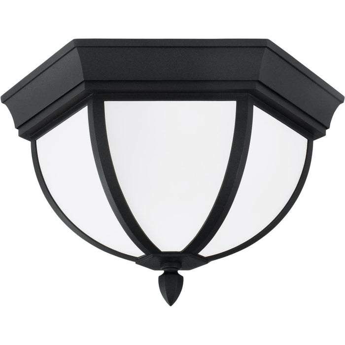 Wynfield Black Outdoor Flush Mount - Outdoor Flush Mounts