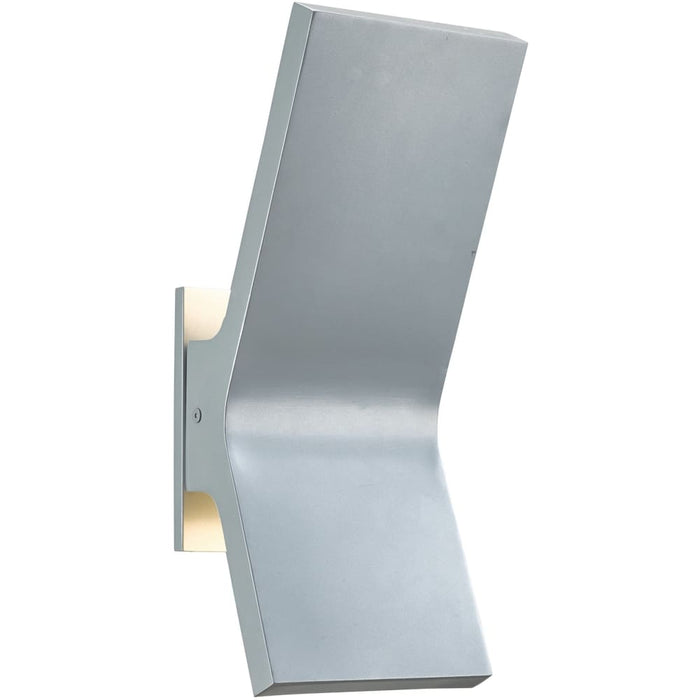 Yoga Matte Black 1 Light LED Outdoor Wall Sconce - Outdoor Wall Sconces