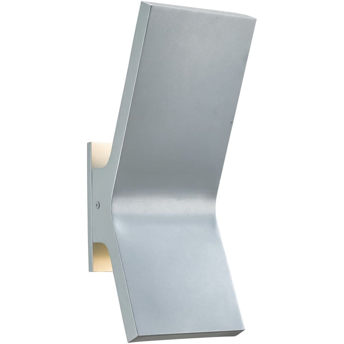 Yoga Matte Black 1 Light LED Outdoor Wall Sconce - Outdoor Wall Sconces