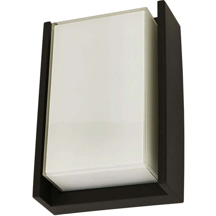 Yoga Matte Black 1 Light LED Outdoor Wall Sconce - Outdoor Wall Sconces