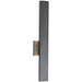 Yoga Matte Black 1 Light LED Outdoor Wall Sconce - Outdoor Wall Sconces