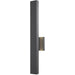 Yoga Matte Black 1 Light LED Outdoor Wall Sconce - Outdoor Wall Sconces