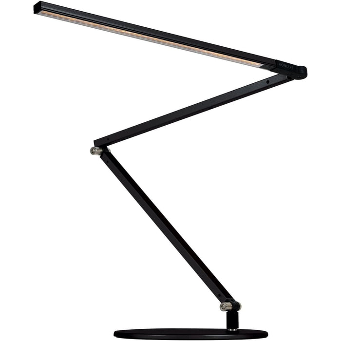 Z-Bar Desk Lamp with base (Warm Light; Metallic Black) - Desk Lamp