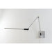 Z-Bar Desk Lamp with base (Warm Light; Silver) - Desk Lamp