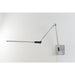Z-Bar Desk Lamp with base (Warm Light; Silver) - Desk Lamp