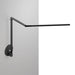 Z-Bar Desk Lamp with hardwire wall mount (Cool Light Metallic Black) - Wall Sconces