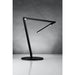 Z-Bar Desk Lamp with power base (USB and AC outlets) (Cool Light Metallic Black) - Desk Lamp