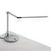 Z-Bar Desk Lamp with power base (USB and AC outlets) (Warm Light Silver) - Desk Lamps