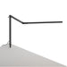 Z-Bar Desk Lamp with through-table mount (Cool Light; Metallic Black) - Desk Lamps