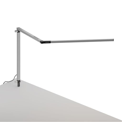 Z-Bar Desk Lamp with through-table mount (Cool Light; Silver) - Desk Lamps
