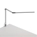 Z-Bar Desk Lamp with two-piece desk clamp (Cool Light Silver) - Desk Lamps