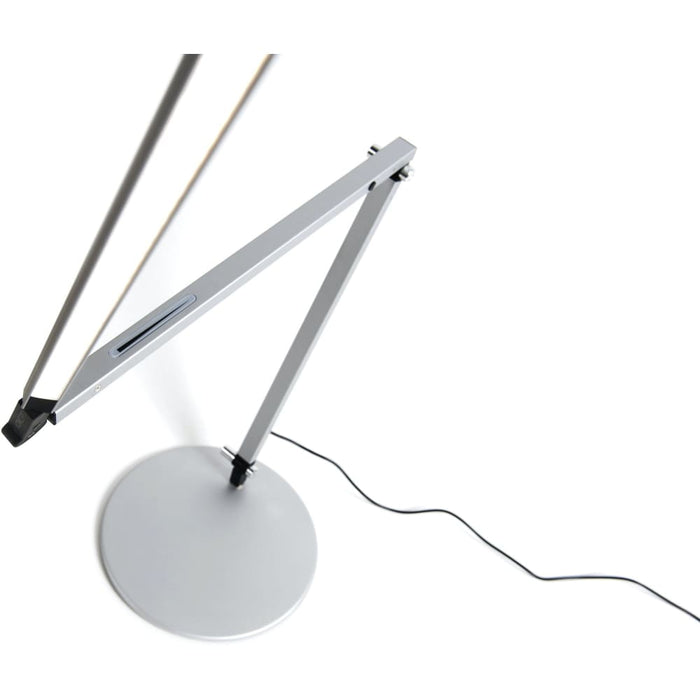 Z-Bar Desk Lamp with wireless charging Qi base (Warm Light Silver) - Desk Lamp