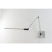 Z-Bar Desk Lamp with wireless charging Qi base (Warm Light Silver) - Desk Lamp