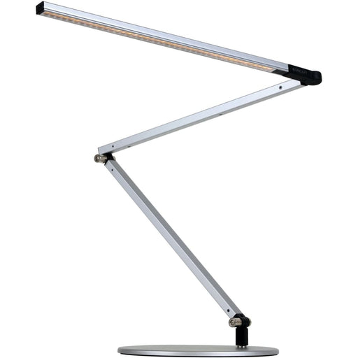 Z-Bar Desk Lamp with wireless charging Qi base (Warm Light Silver) - Desk Lamp