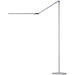 Z-Bar Floor Lamp (Warm Light; Silver) - Floor Lamp