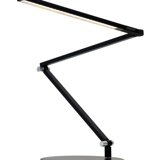 Z-Bar mini Desk Lamp with base (Cool Light; Metallic Black) - Desk Lamps