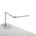 Z-Bar mini Desk Lamp with base (Cool Light; Silver) - Desk Lamps