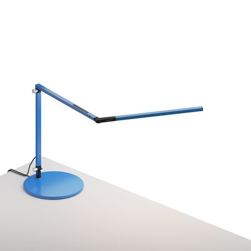 Z-Bar mini Desk Lamp with base (Warm Light; Blue) - Desk Lamps