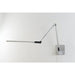Z-Bar mini Desk Lamp with base (Warm Light; Silver) - Desk Lamp