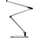 Z-Bar mini Desk Lamp with base (Warm Light; Silver) - Desk Lamp