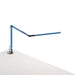 Z-Bar mini Desk Lamp with grommet mount (Warm Light; Blue) - Desk Lamps